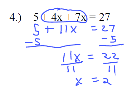 combine like terms